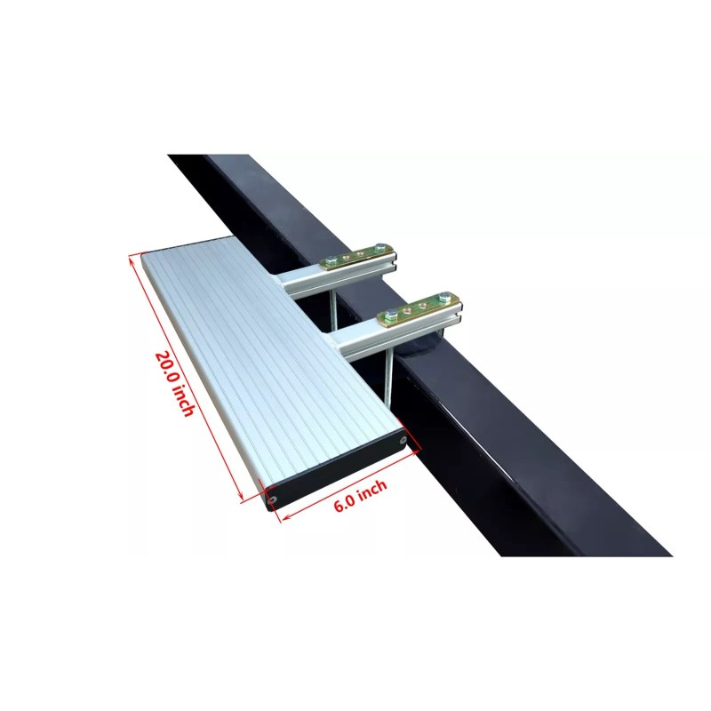 Brocraft Heavy Duty Aluminum Boat Trailer Steps 6" x 20"