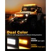 Auxbeam 6 Modes Amber White Series 12 Inch 300W LED