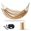 CHULIM Brazilian Double Hammock with Tree Straps,Extra Large 94x63IN,2 Persons