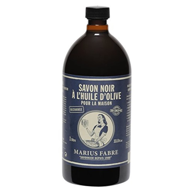 Marius Fabre Nature Multi-purpose Olive Oil Liquid Black Soap 33.81