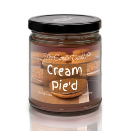 Cream Pie'd - Oatmeal Cream Pie Scented - Funny 6 Oz Jar Candle - 40 Hour Burn Time
