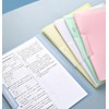 YFFSFDC A4 Folders Rotating Side Open Clear Folders Large Capacity