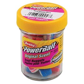 Berkley PowerBait Power Nuggets Captain America,White and Blue, 1.1 oz