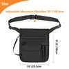 Rexmica Waitress Server Apron with Multiple Pockets and Adjustable Belt,