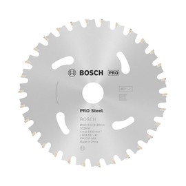 Bosch 1 x Pro Steel Circular Saw Blades for Cordless Hand Dry Saws (for Steel, Diameter mm, Professional Accessories Hand Dry Saw)