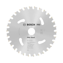 Bosch 1 x Pro Steel Circular Saw Blades for Cordless Hand Dry Saws (for Steel, Diameter mm, Professional Accessories Hand Dry Saw)