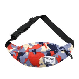 ANKOMINA Little Boys Fanny Pack Kids Small Camouflage Waist Pack Belt Bag Pack Pouch with Adjustable Strap for Toddler Children Sport,Running,Hiking,Camping