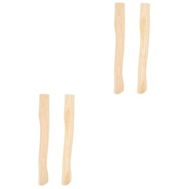 OSALADI 4 Pcs Ax Handle Replacement Handle Throwing Tomahawk Handle Wood Handle Accessory Hatchet Boy Scout Handle Hammer Hunter s Handle Wooden Small Camp Ax