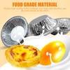 MICALOR 100 PCS Mini Pie Pans, Aluminum Foil Disposable Egg