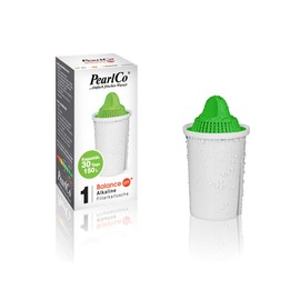 PearlCo Alkaline Classic - 1 Pack Water Filter Cartridges (Compatible with Brita® Classic)
