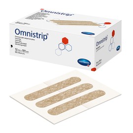Hartmann Omnistrip 59304 Plaster for Atraumatic Closing of Small Wounds and Surgical Incisions, 12 x 101 mm