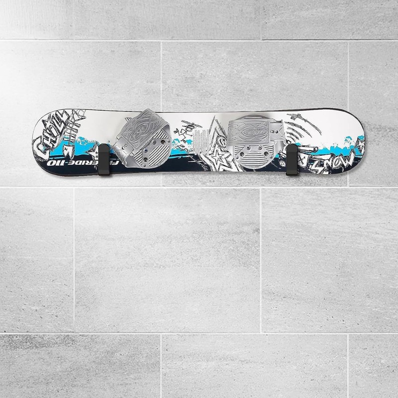 HHUXIUE Horizontal Ski Hanging Clip Wall Mount Bracket Storage Ski