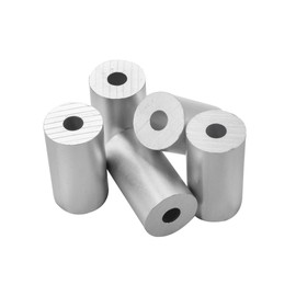 Aluminum Spacer 3/4" OD x 1/4" ID x Choose Your Length, Round Spacer Unthreaded Standoff Bushing Plain Finish, Fits Screws Bolts 1/4" or M6 by Metal Spacers Online (1-5/16" Length, 10 Pack)