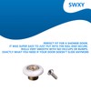 Shower Door Rollers Replacement Runners, Diameter 25mm 4pcs Shower Door