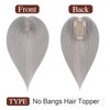 SEGO Hair Topper for Women, No Bangs Real Human Hair