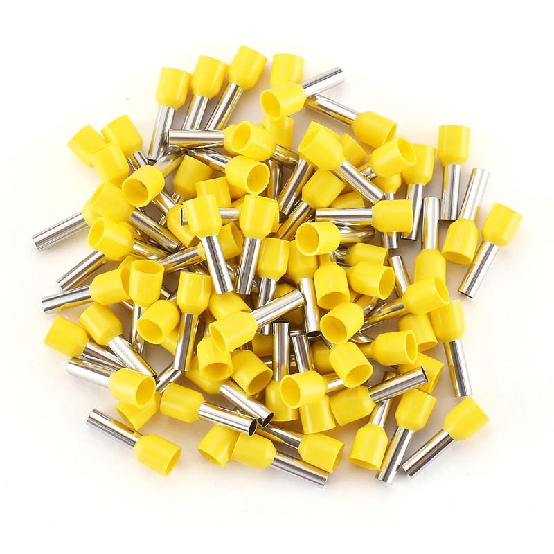 Baomain AWG 10/6.0mm² Wire Copper Crimp Connector Insulated Ferrule Pin