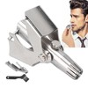Nose Hair Trimmer Set Stainless Steel Nail Clipper Clean Brush