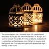 Tomotato Birdcage Candle Holder, Hanging Lantern Metal Tealight Decorative Table