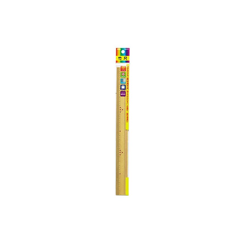 クツワ STAD 定規 竹尺 30cm TS001