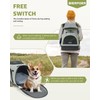 BIERPOER Dog Backpack Carrier for Small Dogs - Cat Backpack