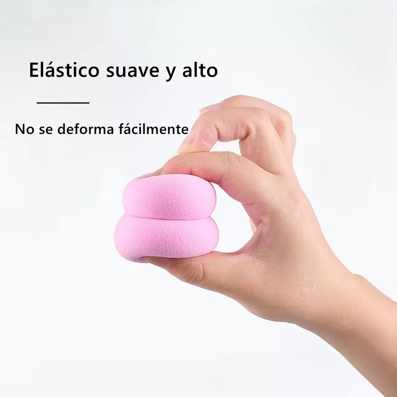 NO.8 Esponjas Maquillaje De Beauty Blender Para Uso Húmedo Y