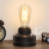 Boncoo Small Touch Control Table Lamp Base, Industrial Touch Light