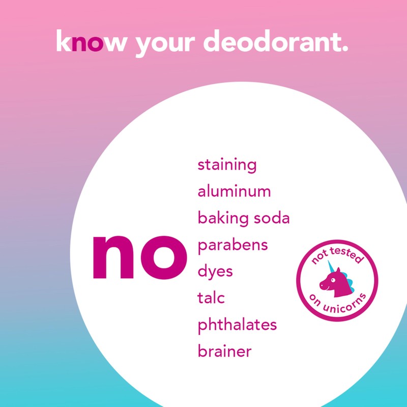 hello Unicorn Deodorant, 24 Hour Odor Protection, No Aluminum +