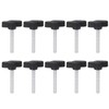 HARFINGTON 10pcs Tee Wing Knobs Thumb Screws M5 x 35mm