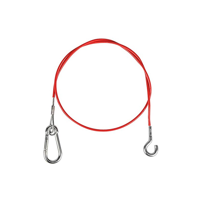 AL-KO Breakaway Cable With Caribena Clip (One Size) (Red)