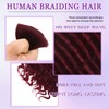 Human Braiding Hair for Boho Braids Human Hair 150g 18