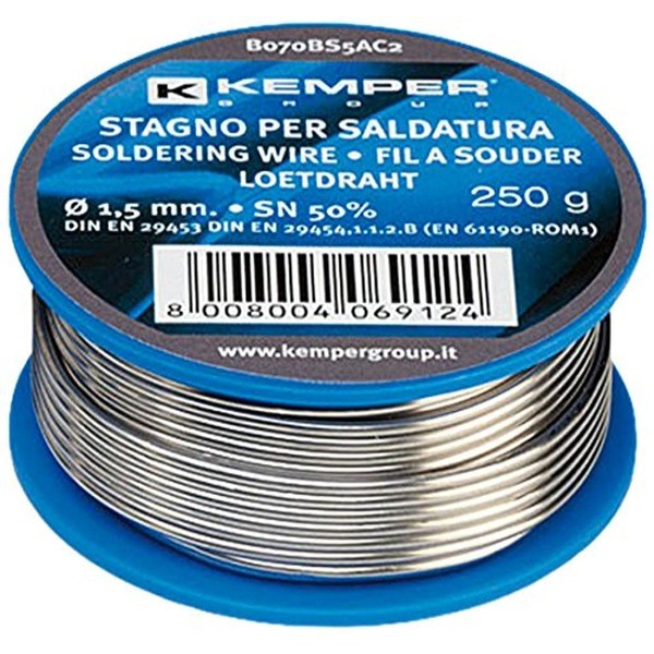 K KEMPER GROUP L070BS5AC2 Tin Wire 50% Diameter 1.5 250g