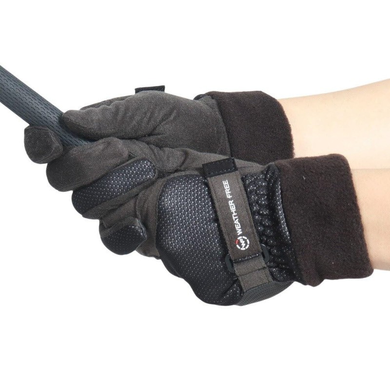 Casco SF-2227W 0000456807 Men's Golf Gloves, Weather-Free Warm Gloves, Black