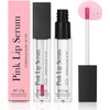 Pink Lip Serum 2 Pack,Multi-function Plump It,Lip Gloss Sets for