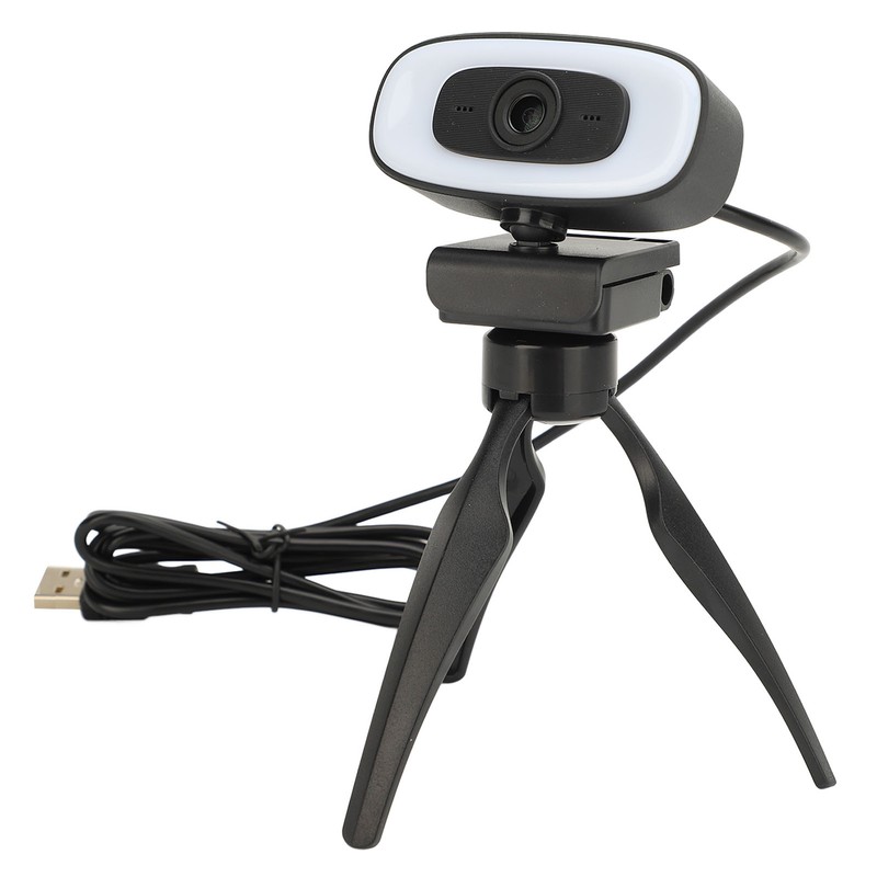 Computer Camera Driverless 3840x2160P USB 2.0 with Fill Light Microphone