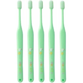 【子どもの仕上げみがき歯ブラシ】オーラルケア [5本]マミー17 M(ミディアム)グリーン