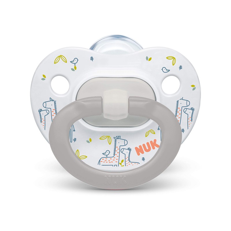 NUK Orthodontic Pacifiers, Girl, 0-6 Months, 2-Pack