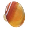 mookaitedecor Set of 4 40mm Carnelian Stone Drawer Knobs with
