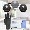 Medicom Nitrile Premium Gloves 100-Pieces, Large, Black