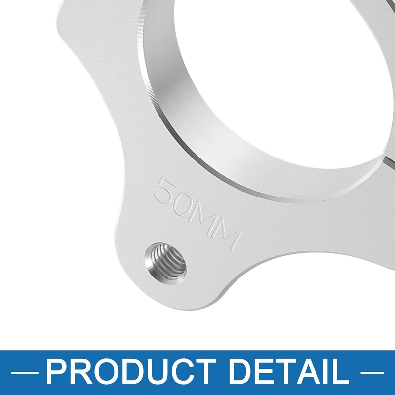 A ABSOPRO Motorcycle CNC Fork Brackets 50mm Steering Damper Clamp