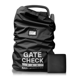 Bramble Large Stroller Bag for Airplane Travel Gate Check in Waterproof 116x53cm (Black)