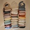 mushie Silicone Baby Bib | Adjustable Fit Waterproof Bibs (Powder