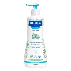 Mustela Gel Jabon Baño Mustela Suave Cuerpo Cabello Piel Normal 500m