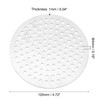 PATIKIL 5" Diameter 304 Stainless Steel Perforated Sheet, 0.16" Hole
