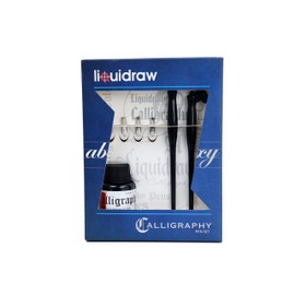 Liquidraw Calligraphy Pens Set Dip Pen Nibs Holder Set With Black Calligraphy Ink For Artists, Beginners, Adults & Kids
