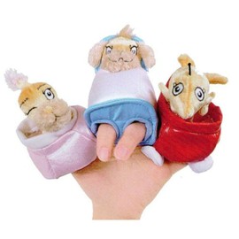 Manhattan Toy Company Dr Seuss One Fish, Two Fish, Redfish, Bluefish Pop Out Puppets Cat in the Hat