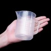 Othmro 250ml Plastic Measuring Cup, Graduated Beaker Measuring Jug with