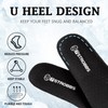7STROBBS Thin Breathable Insoles for Men, Lightweight Replacement Cushion Shoe