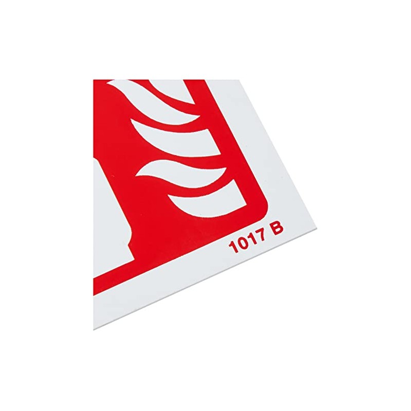 Caledonia Signs 11017B Fire Alarm Call Point Symbol Sign, Rigid