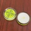 10PCS Circular Bubble Level Bullseye Degree Marked Surface Round Spirit