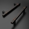 Amerdeco 10 Pack Oil Rubbed Bronze Kitchen Cabinet Pulls 3-3/4